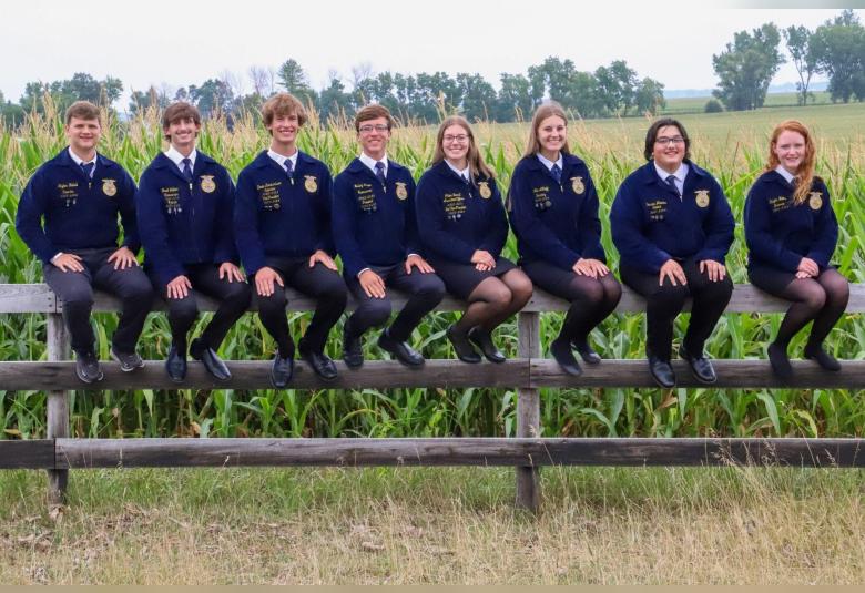 Anamosa FFA 2023-24 Officer Team